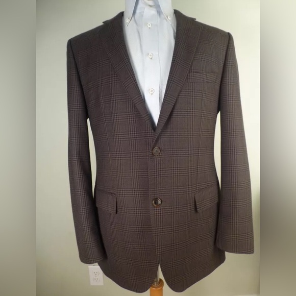 HUGO BOSS Blazer 40R Excellent Condition Smith Brown  Jacket Sport Coat - Picture 1 of 8